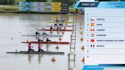 Women's C2 500m Heat 3 / 2025 ICF Canoe-Kayak Sprint World Cup Szeged Hungary