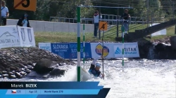 Marek Bizek Czechia U23 Semi-Final 2024 ICF Canoe-Kayak Slalom Junior & U23 World Championships