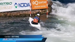 Carden Oetting USA U23 Semi-Final 2024 ICF Canoe-Kayak Slalom Junior & U23 World Championships