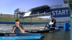 Ryan Westley, Great Britain, Canoe Slalom Semi Final / 2024 ICF Canoe Slalom World Cup Krakow Poland