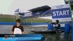 Noah Hegge, Germany, Kayak Slalom Final / 2024 ICF Canoe Slalom World Cup Krakow Poland