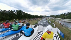 Men’s U23 Kayak Cross Heat 2 2024 ICF Canoe-Kayak Slalom Junior & U23 World Championships