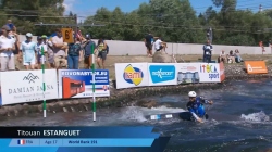 Titouan Estanguet France U23 Semi-Final 2024 ICF Canoe-Kayak Slalom Junior & U23 World Championships