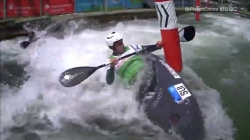 Men's Kayak Cross Semi Final 2 / 2023 ICF Canoe-Kayak Slalom World Cup Augsburg Germany