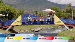 Men's Kayak Cross Heat 7 / 2025 ICF Canoe-Kayak Slalom World Cup La Seu d'Urgell Spain