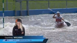 Courtney Williams, New Zealand, Kayak Slalom, Semifinals / 2024 ICF Canoe Slalom World Cup Krakow
