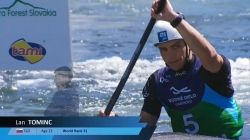 Lan Tominc Slovenia U23 Final Anatole Delassus France U23 Final / 2024 ICF Canoe-Kayak Slalom Junior