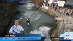 Jakub Krejci / Kayak Semi-Final / 2024 ICF Canoe Slalom World Cup Ivrea Italy