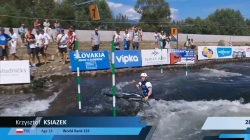Krzysztof Ksiazek Poland U23 Semi-Final 2024 ICF Canoe-Kayak Slalom Junior & U23 World Championships