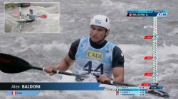 Alex Baldoni - Canada - Men's Kayak Heats / 2025 ICF Canoe Slalom World Cup La Seu Spain