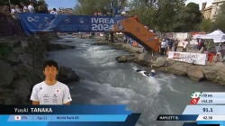 Yuuki Tanaka / Kayak Semi-Final / 2024 ICF Canoe Slalom World Cup Ivrea Italy