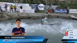 Marko Mirgorodsky, Slovakia - Men's Canoe Semi-Final / 2024 ICF Canoe Slalom World Cup Ivrea Italy