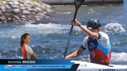 Dominika Brzeska Poland U23 Final 2024 ICF Canoe-Kayak Slalom Junior & U23 World Championships