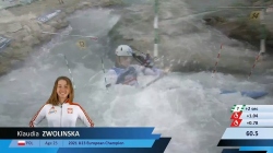 Klaudia Zwolinska / Kayak Semi-Final / 2024 ICF Canoe Slalom World Cup Ivrea Italy
