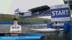 Xabier Ferrazzi, Italy, Kayak Slalom Final / 2024 ICF Canoe Slalom World Cup Krakow Poland