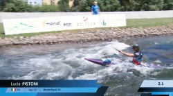 Lucia Pistoni Italy U23 Final  2024 ICF Canoe-Kayak Slalom Junior & U23 World Championships