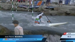 Jean Pierre Bourhis, Senegal - Men's Canoe Semi-Final / 2024 ICF Canoe Slalom World Cup Ivrea Italy
