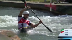 Lucien Delfour Australia Semi-Final / 2023 ICF Canoe-Kayak Slalom World Cup Augsburg Germany