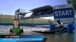 Jake Cochrane, Ireland, Canoe Slalom Final / 2024 ICF Canoe Slalom World Cup Krakow Poland