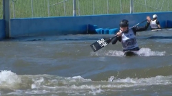 Hannah Thomas, New Zealand, Canoe Slalom Semi Final / 2024 ICF Canoe Slalom World Cup Krakow Poland