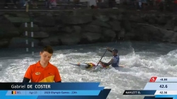 Gabriel De Coster / Kayak Semi-Final / 2024 ICF Canoe Slalom World Cup