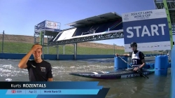 Kurts Rozentals Great Britain Canoe Slalom SemiFinal / 2024 ICF Canoe Slalom World Cup Krakow Poland