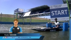 Paolo Ceccon, Italy, Canoe Slalom Semi Final / 2024 ICF Canoe Slalom World Cup Krakow Poland