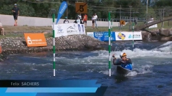Felix Sachers Germany U23 Semi-Final 2024 ICF Canoe-Kayak Slalom Junior & U23 World Championships