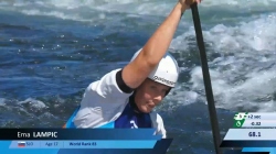 Ema Lampic Slovenia U23 Semi-Final 2024 ICF Canoe-Kayak Slalom Junior & U23 World Championships