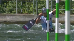 Matej Benus Slovenia Semi-Final / 2023 ICF Canoe-Kayak Slalom World Cup Augsburg Germany