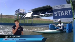 Ziga Lin Hocevar, Slovenia, Canoe Slalom Semi Final / 2024 ICF Canoe Slalom World Cup Krakow Poland