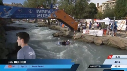 Jan Rohrer / Kayak Semi-Final / 2024 ICF Canoe Slalom World Cup Ivrea Italy