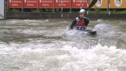 Anatole Delassus, France - Men's Kayak Semi-Final / 2024 ICF Canoe Slalom World Cup Augsburg Germany