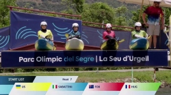 Women's Kayak Cross Highlights / 2025 ICF Canoe-Kayak Slalom World Cup La Seu d'Urgell Spain