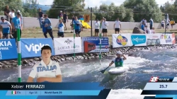 Xabier Ferrazzi, Italy, U23 Semi Final / 2024 ICF Canoe-Kayak Slalom Junior & U23 World Championship