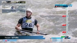 Kacper Sztuba POL Men's Canoe Heats / 2025 ICF Canoe-Kayak Slalom World Cup La Seu d'Urgell Spain