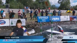Emma Vuitton, France, U23 Semi Final / 2024 ICF Canoe-Kayak Slalom Junior & U23 World Championships