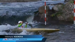 Valentyna Kocirova Czechia U23 Final 2024 ICF Canoe-Kayak Slalom Junior & U23 World Championships