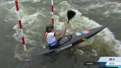 Monica Doria Vilarrubla Semi-final / 2023 ICF Canoe-Kayak Slalom World Cup Prague Czech Republic