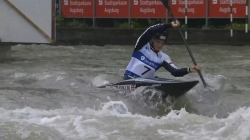 Mallory Franklin, GB - Women's Kayak Semi-Final / 2024 ICF Canoe Slalom World Cup Augsburg Germany