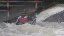 Hannes Aigner, Germany - Men's Kayak Semi-Final / 2024 ICF Canoe Slalom World Cup Augsburg Germany