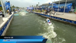 Viktoriia Us Ukraine / Canoe Slalom Final /  2024 ICF Hangzhou Super Cup China