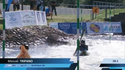 Manuel Tripano, Argentina, U23 Semi Final / 2024 ICF Canoe-Kayak Slalom Junior & U23 World Champions