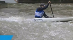 Alja Kozorog, Slovenia, Canoe Slalom, Semi Finals / 2024 ICF Canoe Slalom World Cup Augsburg Germany