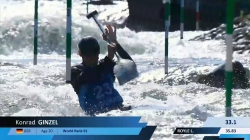 Konrad Ginzel, Germany / U23 Semi-Final 2024 ICF Canoe-Kayak Slalom Junior & U23 World Championships