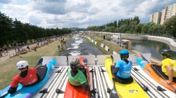 Men's Junior Kayak Cross Heat 1 2024 ICF Canoe-Kayak Slalom Junior & U23 World Championships