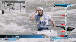 Sideris Tasiadis GER Men's Canoe Heats / 2025 ICF Canoe-Kayak Slalom World Cup La Seu d'Urgell Spain