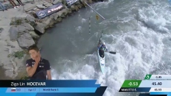 Ziga Lin Hocevar, Slovenia - Men's Canoe Semi-Final / 2024 ICF Canoe Slalom World Cup Ivrea Italy