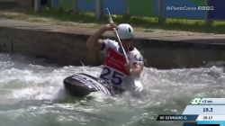 Kazuya Adachi Japan Semi-Final / 2023 ICF Canoe-Kayak Slalom World Cup Augsburg Germany