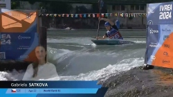 Gabriela Satkova, Czechia - Women's Kayak Final / 2024 ICF Canoe Slalom World Cup Ivrea Italy